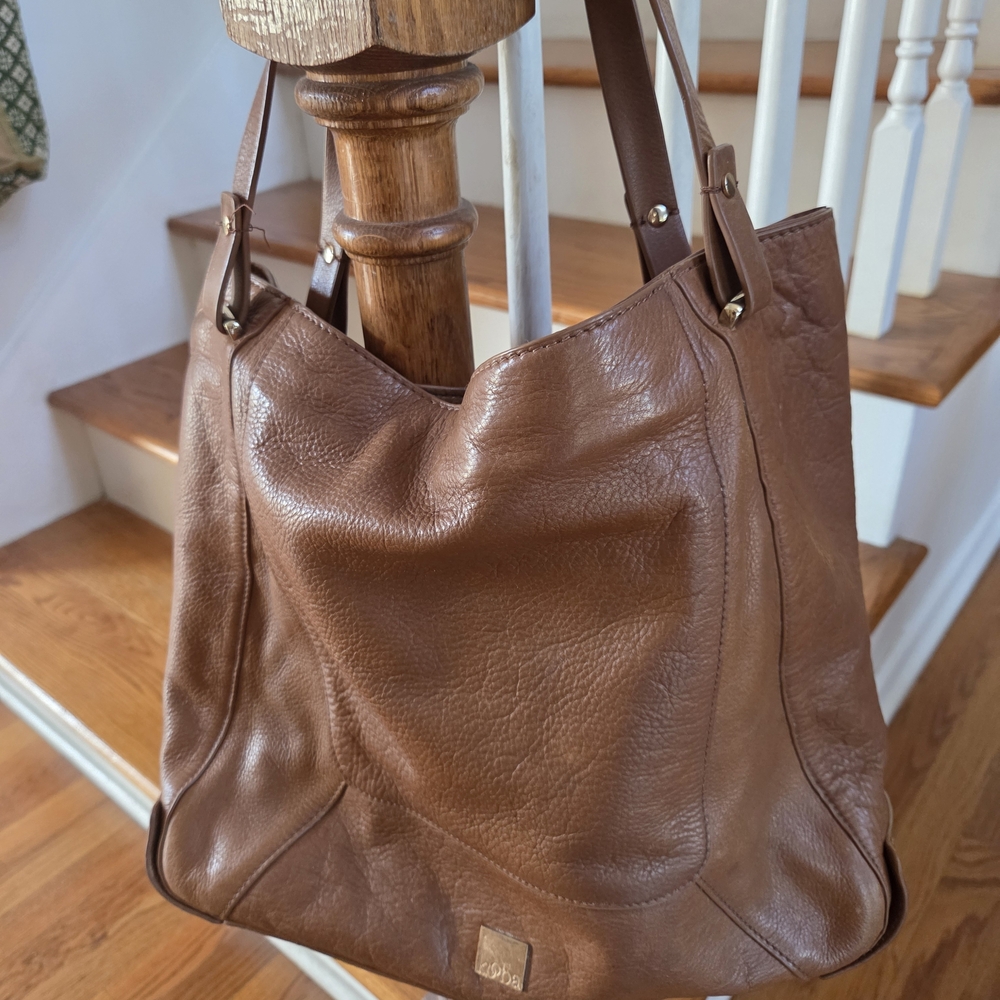 Kooba Brown Leather Hobo Bag